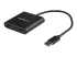 StarTech.com USB 3.0 to Dual HDMI Adapter, 1x 4K 30Hz & 1x 1080p, External Video & Graphics Card, USB Type-A to HDMI Dual Monitor Display Adapter Dongle, Supports Windows Only, Black - Oikea kulma