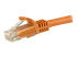StarTech.com 15m CAT6 Ethernet Cable, 10 Gigabit Snagless RJ45 650MHz 100W PoE Patch Cord, CAT 6 10GbE UTP Network Cable w/Strain Relief, Orange, Fluke Tested/Wiring is UL Certified/TIA - Lähikuva