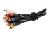 StarTech.com 6in Hook and Loop Cable Ties, 50 Pack, Black, Reusable Cable Straps, Adjustable and Flexible, Cord Organizer Tie/Wraps for Professional Cable Management - Vasen kulma