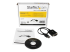 StarTech.com 1 ft USB to RS232 Serial DB9 Adapter Cable with COM Retention - Vasen kulma