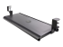 StarTech.com Under-Desk Keyboard Tray, Clamp-on Keyboard Holder, Supports up to 12kg (26.5lb), Sliding Keyboard and Mouse Drawer with C-Clamps, Height Adjustable Keyboard Tray - Oikea kulma