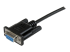 StarTech.com 2m Black DB9 RS232 Serial Null Modem Cable F/F - Oikea kulma
