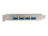 StarTech.com 4-Port USB PCIe Card - Vasen puoli