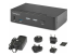 StarTech.com 2-Port DisplayPort KVM Switch, 8K 60Hz / 4K 144Hz, Single Display, DP 1.4, 2x USB 3.0 Ports, 4x USB 2.0 HID Ports, Push-Button & Hotkey Switching, TAA Compliant - Oikea kulma