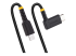 StarTech.com 6in (15cm) USB C Charging Cable Right Angle, 60W PD 3A, Heavy Duty Fast Charge USB-C Cable, USB 2.0 Type-C, Durable and Rugged Aramid Fiber, S20/iPad/Pixel - Vasen kulma