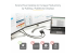 StarTech.com USB 3.0 to Dual HDMI Adapter, 1x 4K 30Hz & 1x 1080p, External Video & Graphics Card, USB Type-A to HDMI Dual Monitor Display Adapter Dongle, Supports Windows Only, Black - Vasen kulma