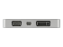 StarTech.com USB C Multiport Video Adapter with HDMI, VGA, Mini DisplayPort or DVI, USB Type C Monitor Adapter to HDMI 2.0 or mDP 1.2 (4K 60Hz), VGA or DVI (1080p), Space Gray Aluminum - Takaisin