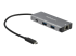 StarTech.com 3 Port USB C Hub with Gigabit Ethernet RJ45 GbE Port, 2x USB-A, 1x USB-C, SuperSpeed 10Gbps USB 3.1/3.2 Gen 2 Type C Hub Adapter, USB Bus Powered, Aluminum, Works w/TB3 - Oikea kulma