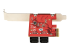 StarTech.com SATA PCIe Card, 4 Port PCIe SATA Expansion card, 6Gbps SATA Card, Low/Full Profile, SATA Stacked Connectors, ASM1164 Non-Raid SATA Controller Card - Takaisin
