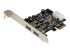 StarTech.com 2 Port PCI Express (PCIe) SuperSpeed USB 3.0 Card Adapter with UASP - Vasen kulma