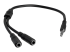 StarTech.com 4 Position to 2x 3 Position 3.5mm Headset Splitter Adapter - Vasen kulma