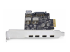 StarTech.com 5-Port USB PCIe Card, USB 3.2 10Gbps, PCI Express Card with 4x USB-C Ports, 1x USB-A Internal Port, USB PCIe Controller Card, Windows/macOS/Linux - Lähikuva