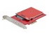 StarTech.com M.2 to U.3 Adapter, For M.2 NVMe SSDs, PCIe M.2 Drive to 2.5inch U.3 (SFF-TA-1001) Host Adapter/Converter, TAA Compliant - Vasen kulma