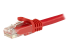 StarTech.com 3m CAT6 Ethernet Cable, 10 Gigabit Snagless RJ45 650MHz 100W PoE Patch Cord, CAT 6 10GbE UTP Network Cable w/Strain Relief, Red, Fluke Tested/Wiring is UL Certified/TIA - Lähikuva