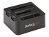 StarTech.com Dual-Bay USB 3.1 to SATA Hard Drive Docking Station, USB 3.1 (10 Gbps) Hard Drive Dock, External 2.53.5 SATA IIIIII, SSDHDD Docking Station, Hot-Swap Hard Drive Bay - Vasen kulma