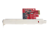 StarTech.com SATA PCIe Card, 2 Port PCIe SATA Expansion card, 6Gbps SATA Card, Full/Low Profile, PCI Express to SATA Adapter, ASM1061 Non-Raid SATA Controller Card - Vasen puoli