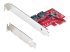 StarTech.com SATA PCIe Card, 2 Port PCIe SATA Expansion card, 6Gbps SATA Card, Full/Low Profile, PCI Express to SATA Adapter, ASM1061 Non-Raid SATA Controller Card - Vasen kulma
