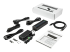 StarTech.com 10 Port USB Hub with Power Adapter, Surge Protection, Metal Industrial USB 3.0 Data Transfer Hub, Din Rail, Wall or Desk Mountable, High Speed USB 3.1/ USB 3.2 Gen 1 5Gbps Hub - Oikea kulma