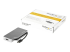 StarTech.com USB C Multiport Video Adapter with HDMI, VGA, Mini DisplayPort or DVI, USB Type C Monitor Adapter to HDMI 2.0 or mDP 1.2 (4K 60Hz), VGA or DVI (1080p), Space Gray Aluminum - Vasen kulma