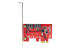 StarTech.com SATA PCIe Card, 2 Port PCIe SATA Expansion card, 6Gbps SATA Card, Full/Low Profile, PCI Express to SATA Adapter, ASM1061 Non-Raid SATA Controller Card - Ylä