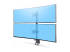 StarTech.com Desk Mount For 2x Vertically Stacked Monitors, Dual 49", TAA - Oikea kulma