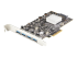 StarTech.com 4-Port USB PCIe Card - Vasen kulma