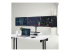 StarTech.com Triple Monitor Desk Mount For Up To Three 27in Screens, VESA 75x75/100x100, Tool-Less Arm Adjustments, C-Clamp/Grommet Mount, Spring-Assisted Arms - Oikea kulma