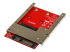 StarTech.com mSATA SSD to 2.5in SATA Adapter Converter - Vasen kulma
