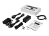 StarTech.com 7 Port USB Hub with Power Adapter, Surge Protection, Metal Industrial USB 3.0 Data Transfer Hub, Din Rail, Wall or Desk Mountable, High Speed USB 3.1/USB 3.2 Gen 1 5Gbps Hub - Oikea kulma