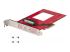 StarTech.com U.3 to PCIe Adapter Card, PCIe 4.0 x4 Adapter For 2.5" U.3 NVMe SSDs, SFF-TA-1001 PCI Express Add-in Card for Desktops/Servers, TAA Compliant - Vasen kulma