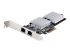 StarTech.com 2-Port 10Gbps PCIe Network Adapter Card, Network Card for PCs/Servers, Full-Height/Low-Profile PCIe Ethernet Card w/Jumbo Frames, NIC/LAN Interface Card - Vasen kulma