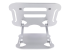StarTech.com Laptop Stand for Desk, Ergonomic Laptop Stand Adjustable Height, Aluminum, Portable, Supports up to 22lb (10kg), Foldable Laptop Holder for Desk - Takaisin