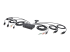 StarTech.com 2-Port Dual-Monitor DisplayPort Cable KVM Switch, 4K 60Hz, Compact KVM with 5ft/1.5m USB-A/DisplayPort/Audio Integrated Cables, Bus Powered - Oikea kulma