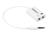 StarTech.com 4 Position Microphone and Headphone Splitter 3.5 mm 4 Pin / 4 Pole Mic and Audio Combo Splitter Cable (MUYHSMFFADW) - Oikea kulma