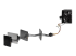 StarTech.com 15.7 in (400 mm) SATA Power Splitter Adapter Cable - Oikea kulma