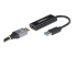 StarTech.com USB 3.0 to HDMI Adapter, 1080p (1920x1200), Slim/Compact USB to HDMI Display Adapter Converter for Monitor, USB Type-A External Video & Graphics Card, Black, Windows Only - Oikea kulma
