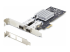 StarTech.com 2-Port GbE SFP Network Card, PCIe 2.0 x1, Intel I350-AM2 2x 1GbE Controller, 1000BASE Copper/Fiber Optic, Dual-Port Gigabit Ethernet NIC, Desktop/Server Backplanes - Vasen kulma