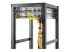 StarTech.com 1U Vertical 1.8 x 3.9in Server Rack Cable Management D-Ring Hook w/ Flexible Opening - Oikea kulma