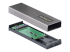 StarTech.com USB-C 10Gbps to M.2 NVMe or M.2 SATA SSD Enclosure, Tool-free M.2 PCIe/SATA NGFF SSD Enclosure, Portable Aluminum Case, USB Type-C & USB-A Host Cables, For 2230/2242/2260/2280 - Sisällä