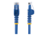 StarTech.com 3m CAT6 Ethernet Cable, 10 Gigabit Snagless RJ45 650MHz 100W PoE Patch Cord, CAT 6 10GbE UTP Network Cable w/Strain Relief, Blue, Fluke Tested/Wiring is UL Certified/TIA - Multi-angle