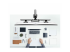 StarTech.com Desk Mount Dual Monitor Arm w/ Crossbar, Up To 27" Displays - Ylä