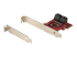 StarTech.com SATA PCIe Card, 4 Port PCIe SATA Expansion card, 6Gbps SATA Card, Low/Full Profile, SATA Stacked Connectors, ASM1164 Non-Raid SATA Controller Card - Vasen kulma