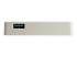 StarTech.com USB C to Gigabit Ethernet Adapter with USB A Port, White 1Gbps NIC USB 3.0/USB 3.1 Type C Network Adapter, 1GbE USB-C RJ45/LAN TB3 Compatible Windows MacBook Pro Chromebook - Ylä