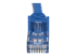 StarTech.com 100ft CAT6 Ethernet Cable, 10 Gigabit Snagless RJ45 650MHz 100W PoE Patch Cord, CAT 6 10GbE UTP Network Cable w/Strain Relief, Blue, Fluke Tested/Wiring is UL Certified/TIA - Lähikuva