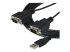 StarTech.com USB to Serial Adapter - Oikea kulma