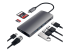 Satechi Aluminum Multi-Port Adapter V2 - Vasen kulma