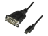 StarTech.com USB C to Serial Adapter Cable 16" (40cm), USB Type C to RS232 (DB9) Converter Cable, USB-C Serial Cable for PLCs, Scanners, Receipt Printers, Male/Male, Windows/macOS/Linux - Oikea kulma