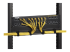 Black Box Cable Manager Hook-and-Loop - Vasen kulma