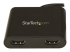 StarTech.com USB 3.0 to Dual HDMI Adapter, 1x 4K 30Hz & 1x 1080p, External Video & Graphics Card, USB Type-A to HDMI Dual Monitor Display Adapter Dongle, Supports Windows Only, Black - Lähikuva