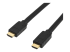 StarTech.com 15m(50ft) HDMI 2.0 Cable, 4K 60Hz Active HDMI Cable, CL2 Rated for In Wall Installation, Long Durable High Speed Ultra-HD HDMI Cable, HDR 10, 18Gbps, Male to Male Cord, Black - Oikea kulma
